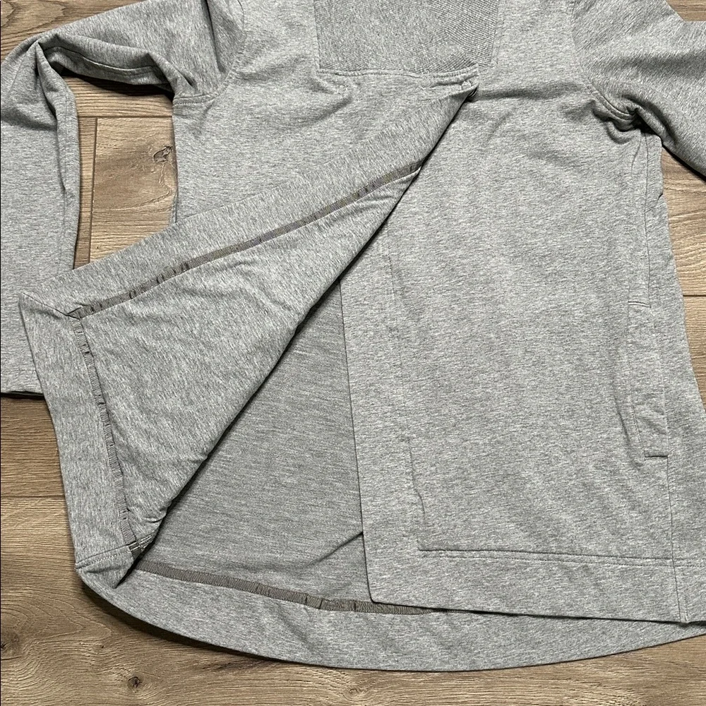 Lululemon Coast Wrap Heathered Medium Grey Jacket‎ Size 6